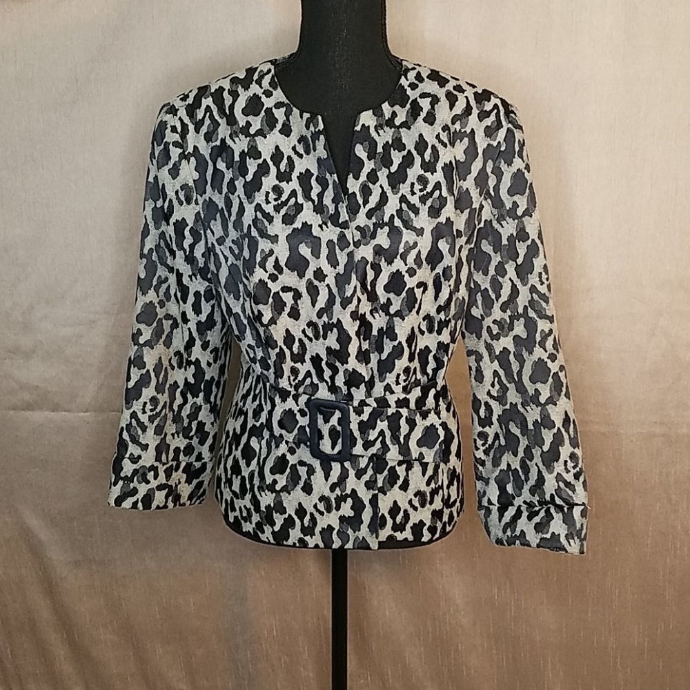 ISABELLA Animal Print Jacket